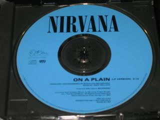 Nirvana - On A Plain - 1 Track Promo Cd Rare Oop Like Kurt Cobain