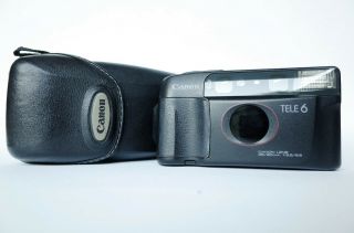 Rare Canon Autoboy Tele 6 Full And Half Frame.  Good