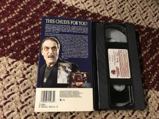 C.  H.  U.  D.  II VHS rare Vestron Video Horror Slasher Chud 2 Cult Classic Bud The 2