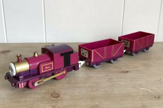 Thomas Lady Trackmaster & Carriages Motorized Train Set Very Rare 2000 Ec