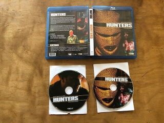 Hunters Blu Ray/dvd Massacre Video Adam Ahlbrandt 2 Disc Oop Rare