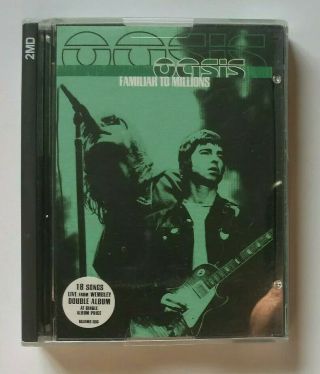 Oasis - Familiar To Millions Double Minidisc Live Album 2md Music 18 Tracks Rare