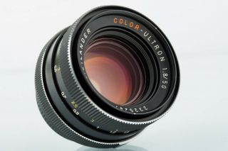 Voigtlander Color - Ultron 50mm F/1.  8 M42 Rare Lens From 80s Made In Singapore