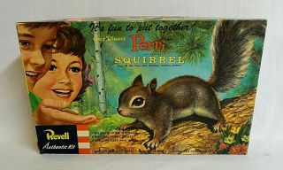Rare 1956 Revell Walt Disney`s " Perri " The Squirrel Plastic Model Kit