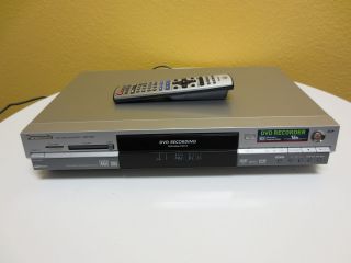 Panasonic Dmr - E65 Progressive Scan Sd Slot/pc Slot Dvd Recorder Rare Remote