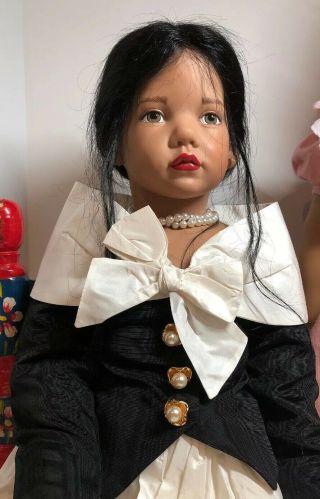 Rare Sigikid Ethnic Doll By Wippler 48/300 Limited Edition Mercedes Euc