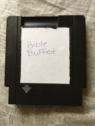 Bible Buffet (nintendo Nes,  1993) Rare Hard To Find Missing Label