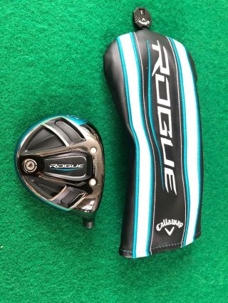 Rare Tour Issue Tc Serial Callaway Rogue 3,  Strong Fairway Wood Head Only Mw111