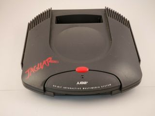Atari Jaguar Black Console Rare With Controller Rf Adapter Power Adapter (ntsc)