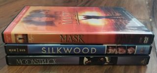 Silkwood/Moonstruck/Mask/Cher/Romance/Drama/Comedy/Rare/Good 3