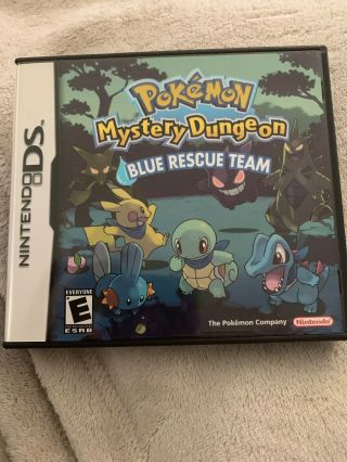 Pokemon Mystery Dungeon: Blue Rescue Team For Nintendo Ds (complete,  Rare)
