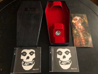 Misfits Complete Coffin Box Set 4 Cd Fiend Club Pin Rare Oop Booklet