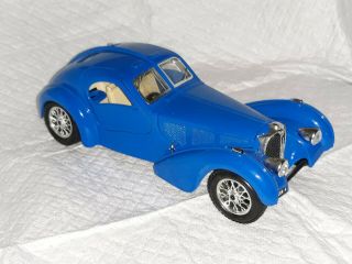 Rare Vintage 1936 Bugatti Atlantic Model Made By Burago And It Was Made In Italy