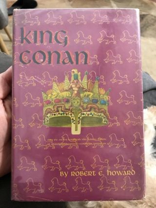 King Conan Robert Howard 1st Printing 1953 Hcdj Gnome Press Rare Collectible