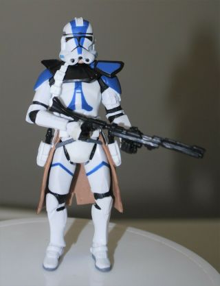 Star Wars Arc Commander Vill 3.  75 " Figure 501st Legion Clone Trooper Rare Htf