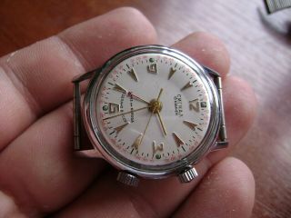 Rare Soviet/USSR men ' s wrist watch - POLJOT SIGNAL/ALARM 18 JEWELS 6