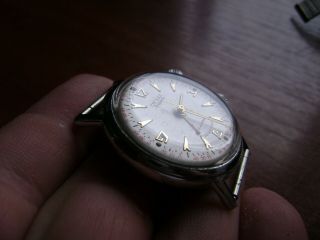 Rare Soviet/USSR men ' s wrist watch - POLJOT SIGNAL/ALARM 18 JEWELS 7