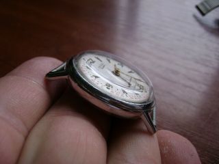 Rare Soviet/USSR men ' s wrist watch - POLJOT SIGNAL/ALARM 18 JEWELS 8