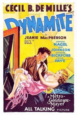 Dynamite Rare Classic Pre Code Dvd 1929 Cecil B Demille Joel Mccrae