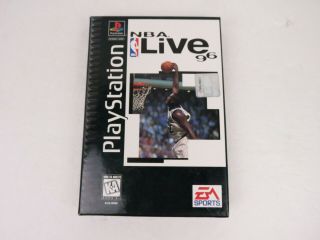 Nba Live 96 (sony Playstation 1 1996) Rare Longbox Version Complete