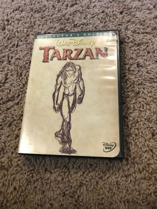 Tarzan (dvd,  2000,  2 - Disc Set) Rare Walt Disney Dvd Collectors Edition
