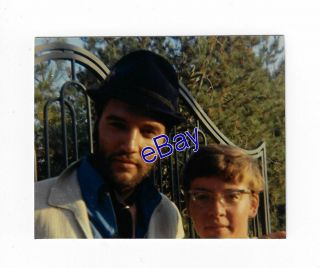 Elvis Presley Kodak Candid Photo W/ A Beard 1968 - Jim Curtin Rare
