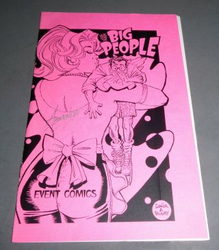Here Come The Big People,  Rare Ashcan Sketchbook,  Signed By Amanda Conner 1997