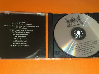 Rare Limited CD:Moonblood - Triangle Of Infernal Power (black metal) mayhem,  1BURZUM 2