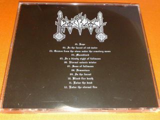 Rare Limited CD:Moonblood - Triangle Of Infernal Power (black metal) mayhem,  1BURZUM 3