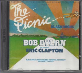 Bob Dylan & Eric Clapton " The Picnic " Oop Rare 2 Cd @ Blackbushe1978