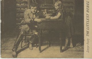 Rare The Littlest Rebel Young Mary Miles Minter Postcard