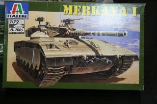 1/72 Italeri Merkava I Desert Storm Battle Tank Detail Model Rare Vintage
