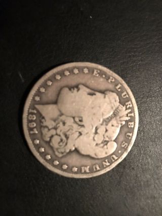 1897 Morgan Silver Dollar U.  S.  Rare Key Coin