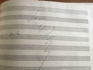 Beethoven Piano Sonata Op 78,  Facsimile of Autograph Manuscript.  RARE From 1923 3