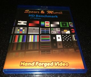 Spears & Munsil Hd Benchmark 2nd Edition Rare Oop Blu - Ray / Dvd W/ 3d Glasses