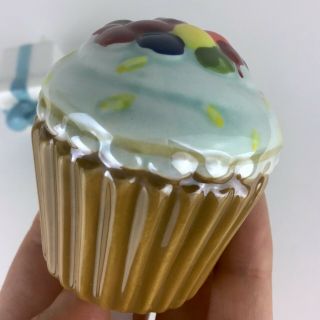 Nora Fleming Retired & Rare Cupcake Sprinkles Mini & Blue Present 5