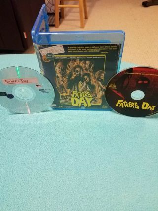 Fathers Day (blu - Ray,  Limited Edition) Troma Rare Oop Horror