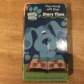 Blue’s Clues Story Time VHS 1998 Nick Jr.  Nickelodeon Video Tape Rare 838883 2