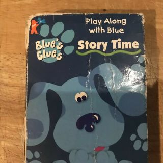 Blue’s Clues Story Time VHS 1998 Nick Jr.  Nickelodeon Video Tape Rare 838883 3
