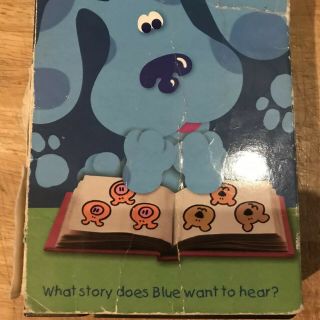 Blue’s Clues Story Time VHS 1998 Nick Jr.  Nickelodeon Video Tape Rare 838883 4