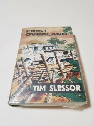Rare First Overland Tim Slessor Readers Book Club (hardcover,  1957)