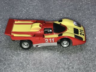 Aurora Model Motoring Ho Slot Car Afx Ferrari 512m 1974 Rare Color