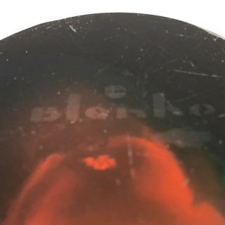 Rare Blenko Tri - Color Art Glass Bowl 5831,  produced Only In 1958 4