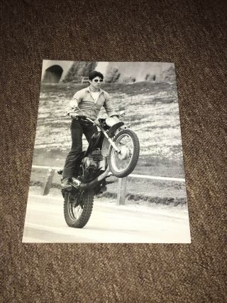 Eddie Kidd - Rare 1978 Press Photo.  Motorbike Stunt Artist