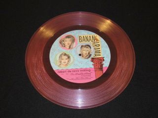Rare 1984 Bananarama Robert Dinero Is Waiting 12 " 45 Record Pink Vinyl