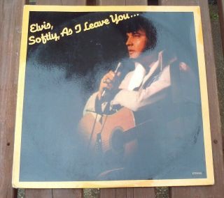 Elvis Presley Softly As I Leave You Rare 2 Lp Record Set.
