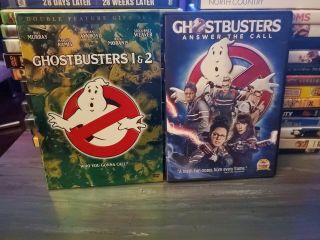 Ghostbusters 1 2 & 3 Rare Trilogy Dvd Set Bill Murray Leslie Jones (3 Disc)