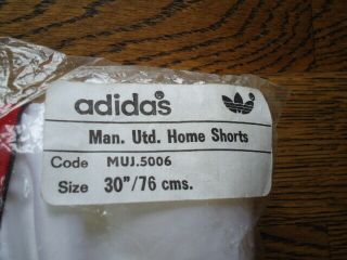 MANCHESTER UNITED 1986 adidas Home SHORTS 30 