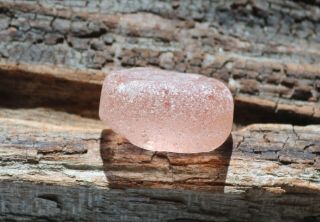 ADORABLE,  RARE PINK SEAGLASS BOTTLE BOTTOM XXL FROM RUSSIA 5