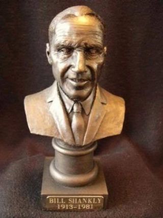 Bill Shankly Bust Model Statue Liverpool Manager Figurine Rare Legends Forever